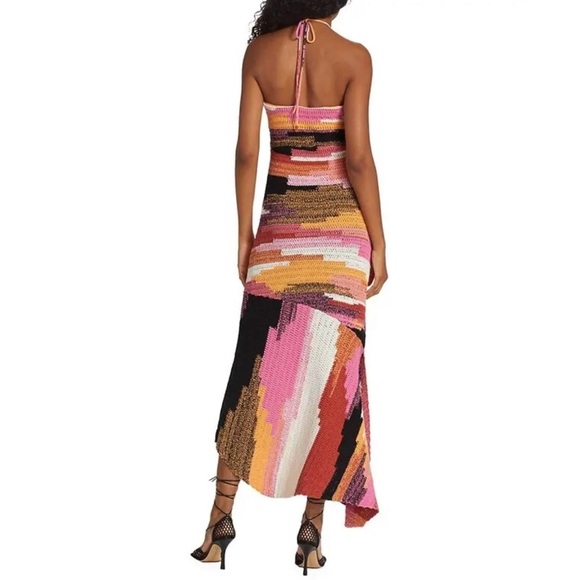 A. L.C. 100% cotton Nova Crochet Midi-Dress - Sedona Blossom NEW - Picture 2 of 13